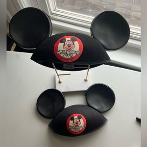 Vintage 1970’s Mickey Mouse Souvenir Ears - Set of 2